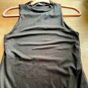 Sleeveless Black Bodysuit